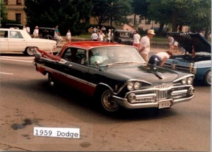 1959 Dodge Royal Coronet 2 door auto car show color photo 3.5x5 FREE SHIPPING - Picture 1 of 2