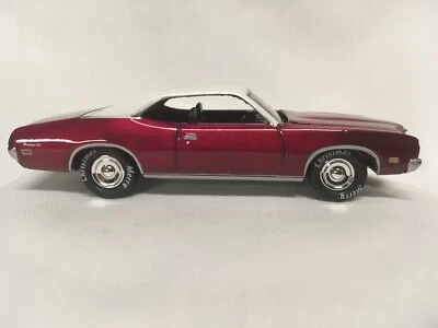 Johnny Lightning 1971 Mercury Montego in Chromium Red  - OPENING HOOD! -Loose - Image 1 of 4