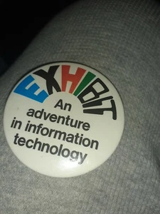 Exhibit Vintage Badge - Picture 1 of 3