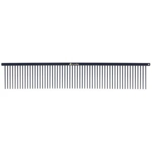 DezynaDog Ember Gun Metal Coarse Long Tooth Comb for Long-Haired Pets - Picture 1 of 2