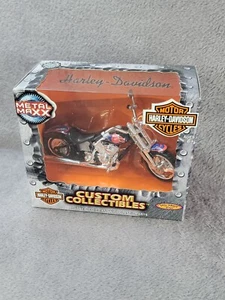 2001 Harley Davidson Motorcycle FXSTS/FXSTSI SPRINGER SOFTAIL Metal Maxx 1:17 - Picture 1 of 10