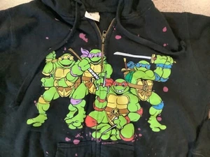Vintage Teenage Mutant Ninja Turtles Zip up Hoodie Jacket Small “1984” Era  🐢 - Picture 1 of 8
