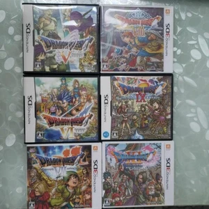 Nintendo 3DS NDS Dragon Quest 5 6 7 8 9 11 6Games set Square Enix DQ Japanese - Picture 1 of 4