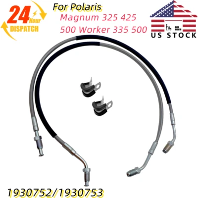 Kit de línea de freno delantero izquierdo/derecho para Polaris Worker 335 500 Magnum 325 425 500 Foto 1 de 4