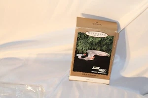 vintage halmark USS Enterprise ornament plugs into tree lights - Picture 1 of 2