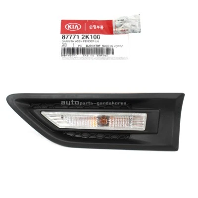 GENUINE 877712K100 FENDER SIDE MARKER LAMP LEFT DRIVER FOR KIA SOUL 2010-2013 - Image 1 of 4