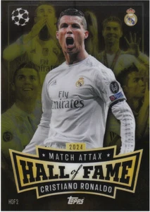 Cristiano Ronaldo Madrid 2024 Match Attax Hall of Fame Fußball Sammelkarte HOF 2 - Imagen 1 de 2