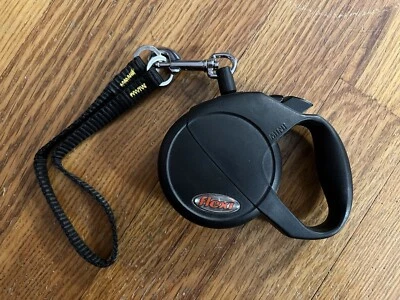 NUEVA correa retráctil Flexi para perro negra 3 metros/10 pies pequeña negra sin usar Foto 1 de 4