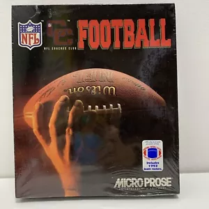 New Vintage NFL Coaches Club Football Pc Game MicroProse 1993 Roster Big Box - Picture 1 of 4