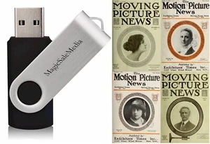 235 Old Issues of Motion Picture News Film Trade Paper Vol.1 (1913-1917) on USB - Picture 1 of 13