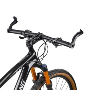 Manillar de bicicleta de cuerno de vaca negro MTB agarre de bicicleta de carretera MTB bicicleta de carretera - Imagen 1 de 7