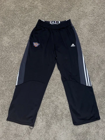 VTG Adidas Phoenix Suns Climawarm Authentic Warm up Sweatpants Mens Medium L-0 Cover