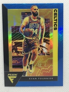 2020-21 Flux Basketball Blue Prizm #11 Evan Fournier Boston Celtics - Picture 1 of 2