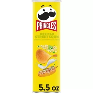 Pringles Elote Mexican Street Corn Potato Chips 5.5 oz - Picture 1 of 4