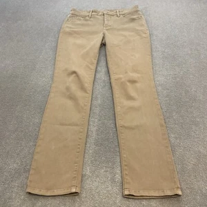 NYDJ Jeans Womens 6 Brown Denim Legging Lift Tuck Stretch USA Fits 30x30 - Picture 1 of 16