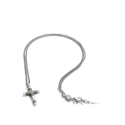 Collana Argento 925 Con Pendente Uomo Cesare Paciotti Desert Storm offerta trend - Immagine 1 di 4