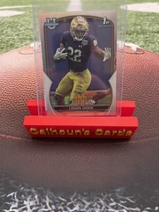 2022 1st Bowman Chrome U Refractor Logan Diggs Notre Dame Fighting Irish - Picture 1 of 2
