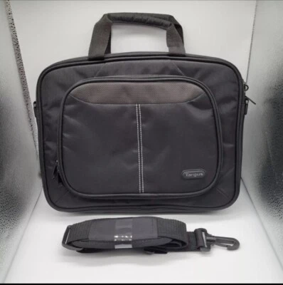New Targus Laptop Bag Black With Foam Padded Adjustable Strap 12.1" - Image 1 of 4