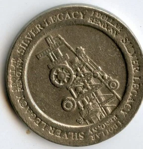 Nevada, Reno: Silver Legacy 1.00 Sloot Token 1995 - Picture 1 of 2