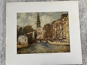 Vintage Lithograph Made In Spain - Picture 1 of 3