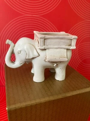 Vintage Elephant Tea Light Candle Holder 3.25" x 2.25" x 2.25" - Image 1 of 4