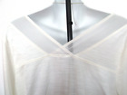 NEW withTAG M&S Per Una Feature Square Neck V Back Fresh WhiteIvory TunicTop 16 