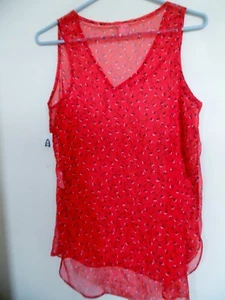 Neu mit Etikett Old Navy transparentes Top Shirt Tank Gr. S  - Bild 1 von 3