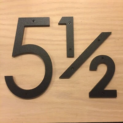 12 дюймов современный дом адрес цифры буквы, выбор цвета - Изображение 1 из 4