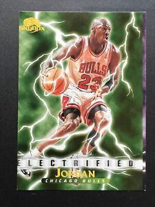 Very Rare 1995-96 Fleer  Michael Jordan "Electrified" #278 Chicago Bulls  Error