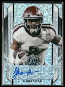 Jhamon Ausbon 2021 Leaf Metal Draft Auto 9/30 - Picture 1 of 2