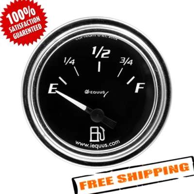 Medidor de nivel de combustible cromado Equus 7362 2" GM Foto 1 de 3