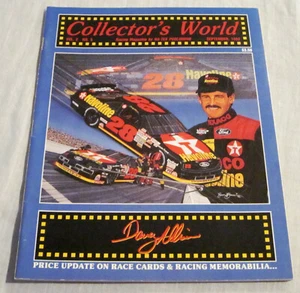 COLLECTOR'S WORLD MAGAZINE SEPTEMBER 1992 FEATURING DAVEY ALLISON - Picture 1 of 2