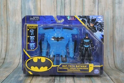 Figura Batman DC Comics BAT-TECH Deluxe Caped Crusader Tech Armor 1ª Edición  Foto 1 de 4