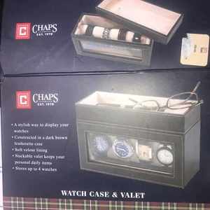 CHAPS Jewelry Box Watch and Case Valet - Picture 1 of 2