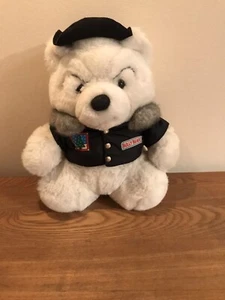 1989 Dayton Hudson Bully Bear Christmas Santa Bear Plüschtier Kuscheltier Kuscheltier - Bild 1 von 12