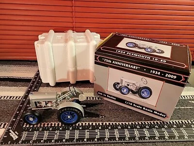 1934 Plymouth 10-20 1/16 Diecast Farm Tractor Replica Collectible By SpecCast - Image 1 of 4
