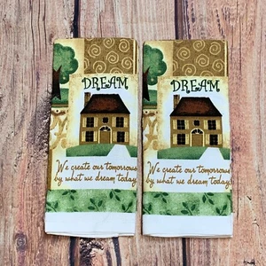 Dream House Print Kitchen Towel (Set of 2) - Picture 1 of 6