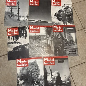 1948 Model Builder Magazine Lot, The Magazine Of Model Railroading, Lionel Train - Picture 1 of 23