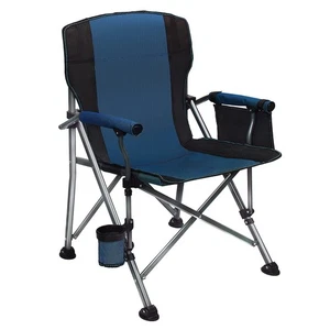 Heavy Duty Camping Chairs Oversized Collapsible Camp Chair with Cup Holder an... - Picture 1 of 7