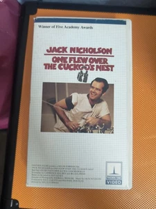 One Flew Over The Cuckoo's Nest VHS 1st Release 1982 Thorn EMI Cut Box RARE - Picture 1 of 6