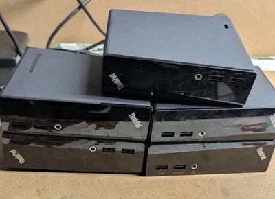 Lote de 5 estaciones de acoplamiento originales Lenovo ThinkPad DU9033S1 OneLink Pro Foto 1 de 4