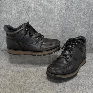 Rockport Boots Mens Size UK 10.5 Brown Leather XCS Hydro-Shield Vibram Chukka - Imagen 1 de 14