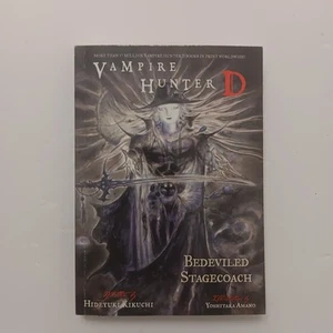 Vampirjäger D Light Novel Vol. 26 Bedeviled Postkutsche Yoshitaka Amano signiert - Bild 1 von 12