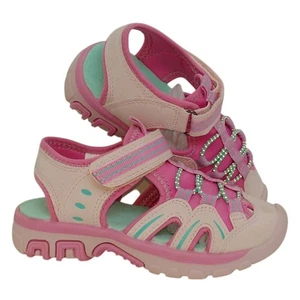 Sandalias Lily & Dan para niñas pequeñas rosa aguamarina talla 9/10 - Imagen 1 de 7