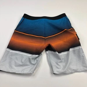 Rip Curl 32 (Fit 32W) Surf Swim Board Trunk Multicolor Abstract 10" Shorts - Picture 1 of 5