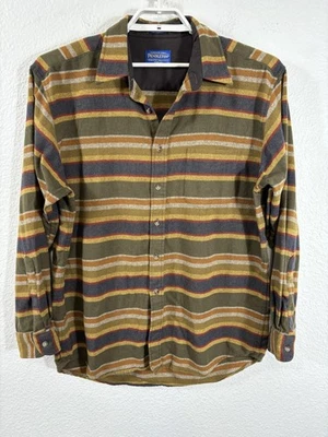 Pendleton Lodge Shirt Mens 2XL Multicolor Wool Long Sleeve Button Up Striped - Image 1 of 4