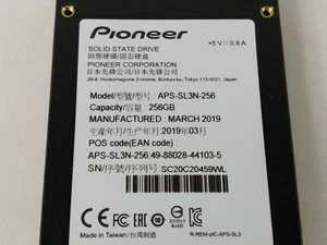 Pioneer APSSL3N256 256 GB SATA III 2.5 in Solid State Drive - Afbeelding 1 van 6