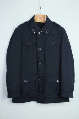 HACKETT lONDON Blue FENTON Quilted Nylon Field Insulated Jacket SIZE S - Image 1 of 4