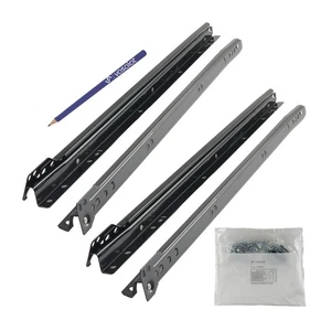 vasalat Rollschubführung Schubladenschienen 450mm Teilauszug Schubladenauszüge - Bild 1 von 5