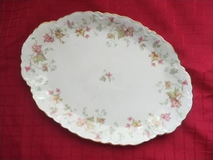 Vintage Hutschenreuther Selb Bavaria Pasco Maple Leaf Platter, 9x12.5" - Picture 1 of 4